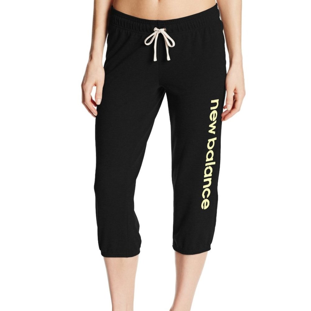 Women's Weekend Crop Pant, Black/Sunny Lime
